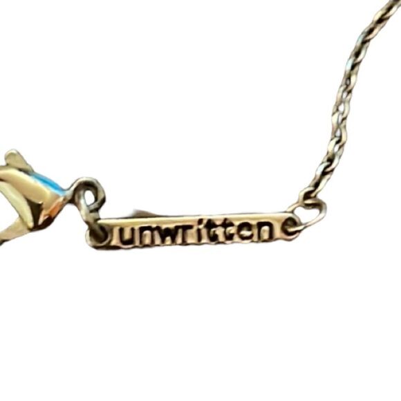 NWOT UNWRITTEN Gold Flash Plated Cross Pendant Necklace, 16+2" Extender - Picture 3 of 3